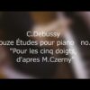 C.Debussy Douze Études pour piano no.1 "Pour les cinq doigts, d'apres M
